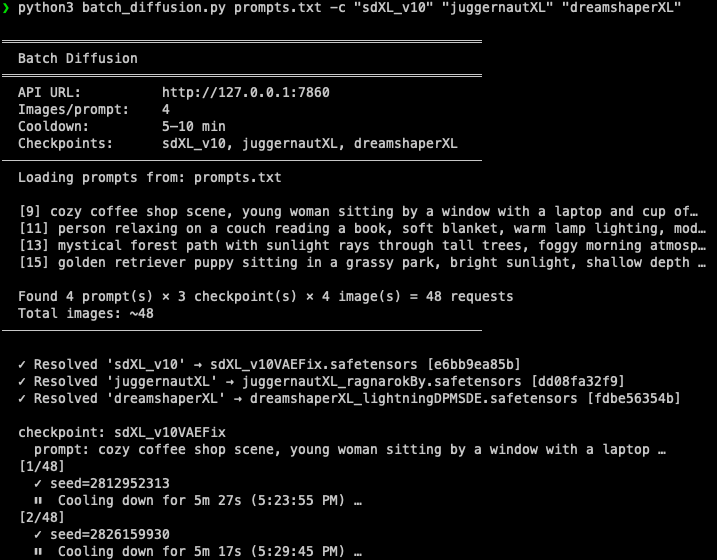 Batch Diffusion preview